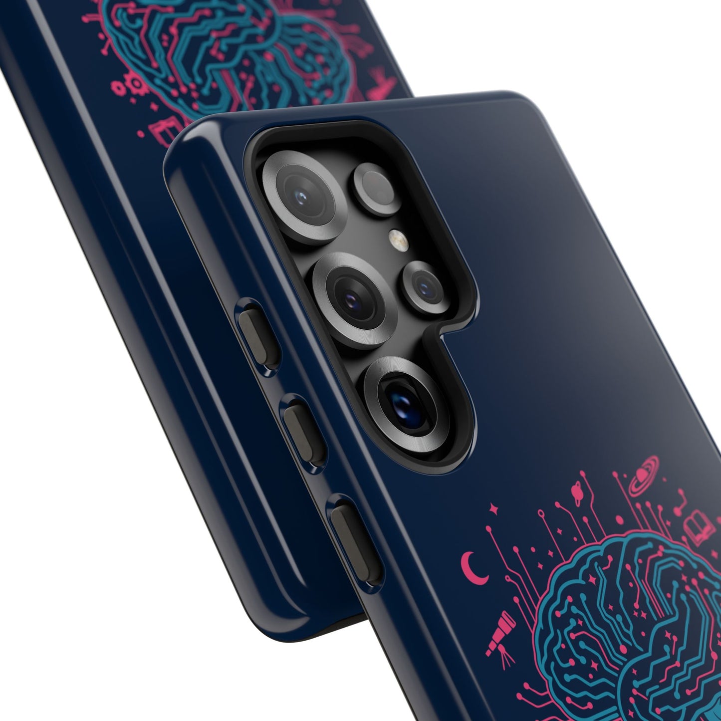 "Wired for Wonder" Brain Tech Design Samsung Galaxy Phone Case - You're My Kind of Weird