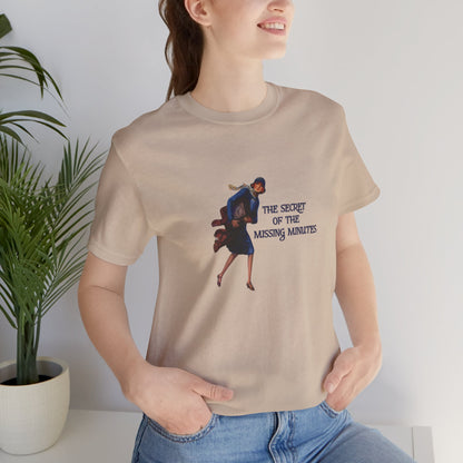 "The Secret of the Missing Minutes" Vintage Illustration Tee - You're My Kind of Weird