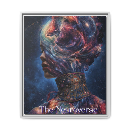 Neuroverse Framed Canvas – Cosmic Wall Art for Creative & Curious Minds | Vibrant Galaxy - Inspired Home Decor - You're My Kind of Weird