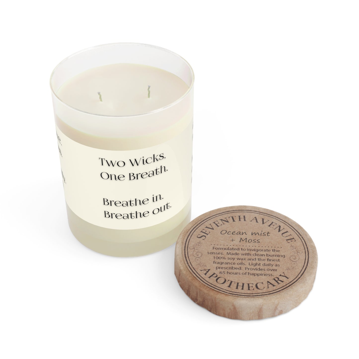 Two Wicks One Breath Sympathy Candle | Bereavement and Grief Gift - You're My Kind of Weird