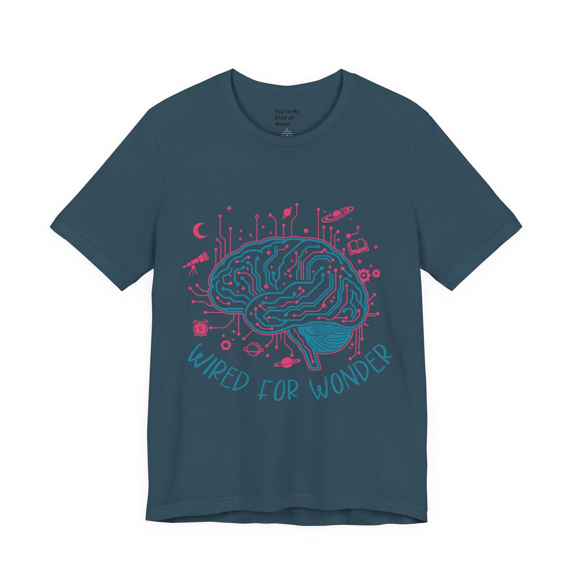 Wired for Wonder — Neurodivergent Curiosity Tee (Adult Unisex) - You're My Kind of Weird