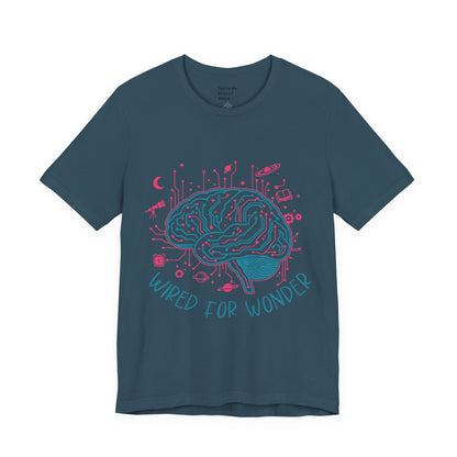 Wired for Wonder — Neurodivergent Curiosity Tee (Adult Unisex) - You're My Kind of Weird
