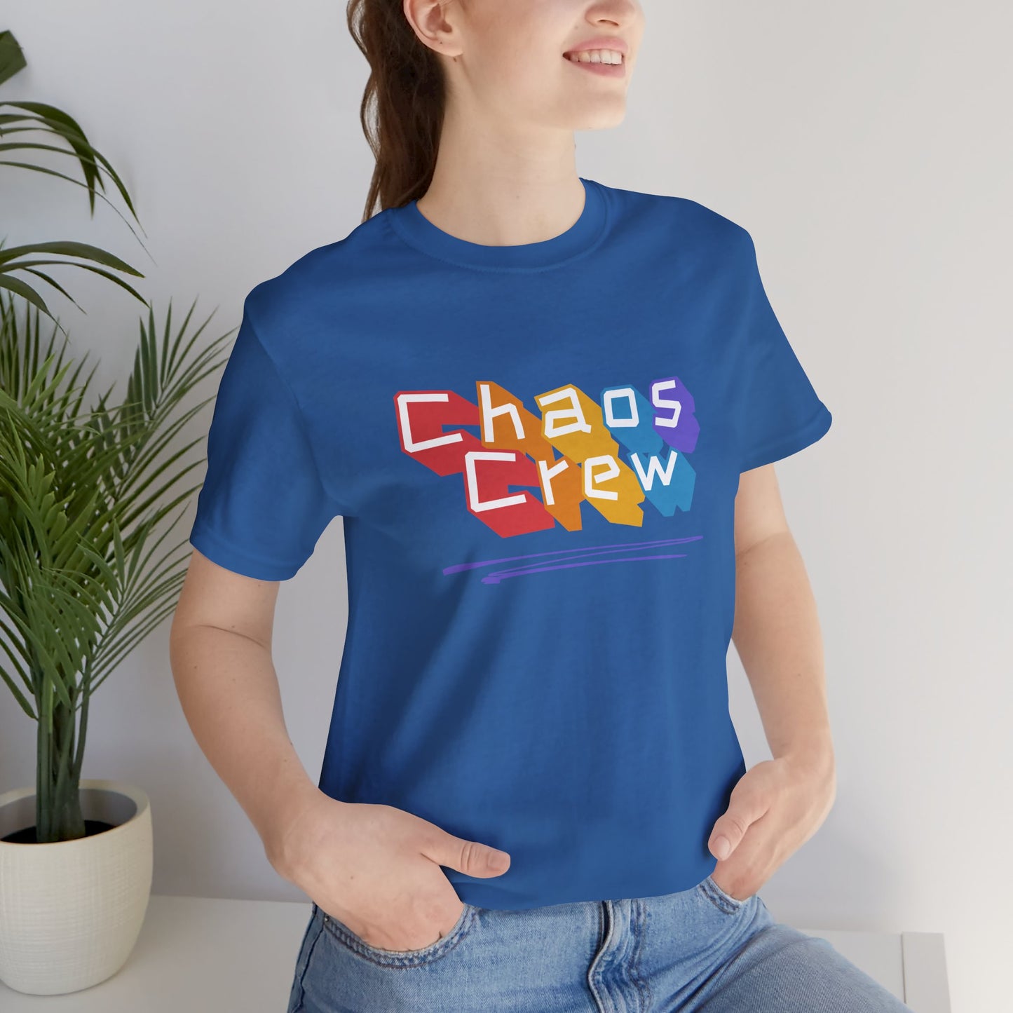 Chaos Crew Tee — Colorful Retro Graffiti Graphic T-Shirt - You're My Kind of Weird