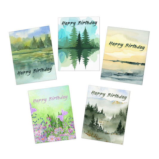 ADHD Funny Birthday Cards - 5 card set - Late On Purpose (Sort Of) - You're My Kind of Weird