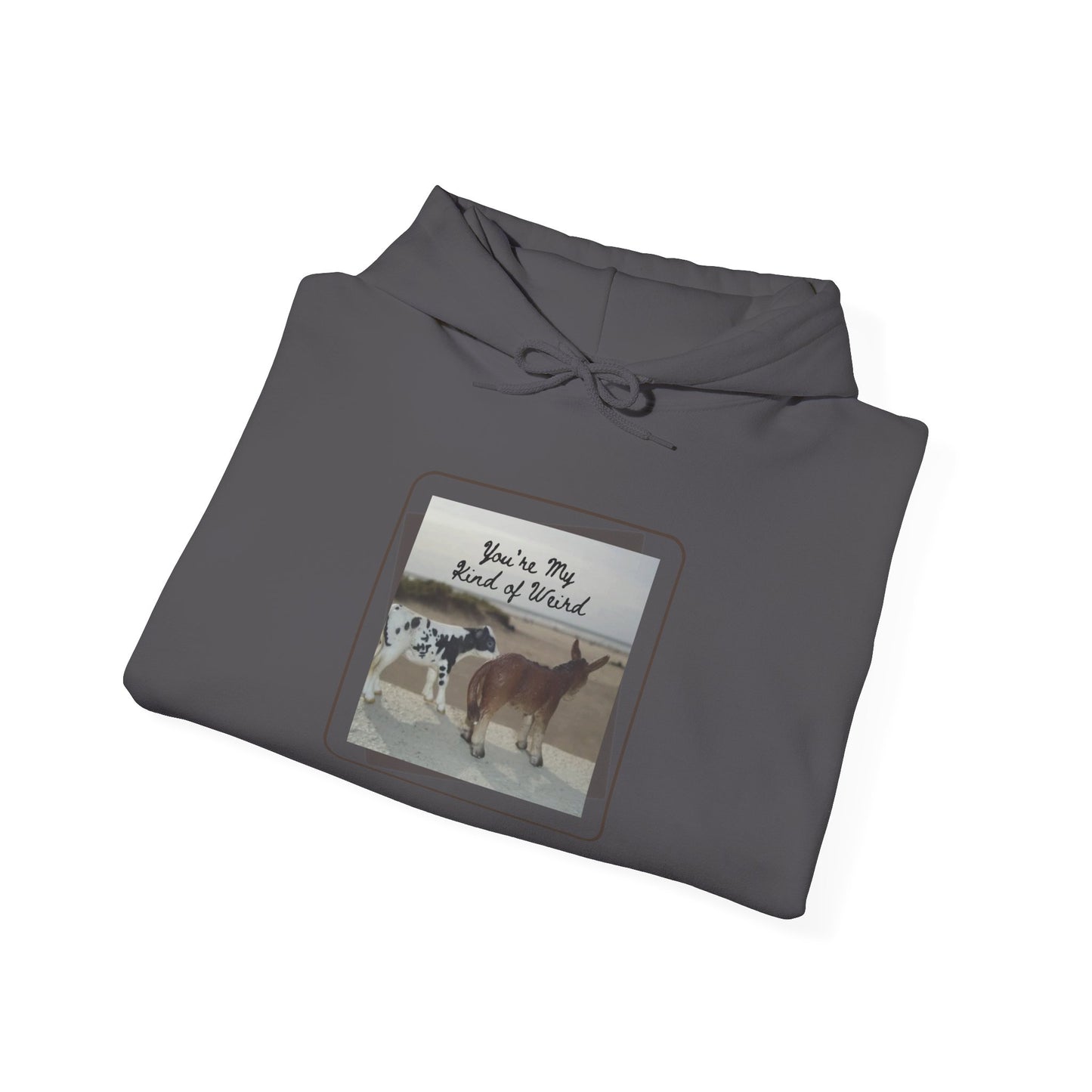 Cozy Fleece Hoodie with Three-Panel Design, Animal Lover Gift, Casual Wear, Graphic Sweatshirt, Winter Apparel