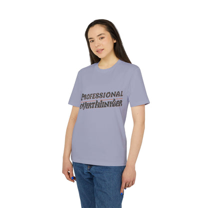 Professional Overthinker Unisex T-shirt, Creative Humor Tee, Gift for Thinkers, Casual Wear, Perfect for Birthdays, Friends, Relaxed Style