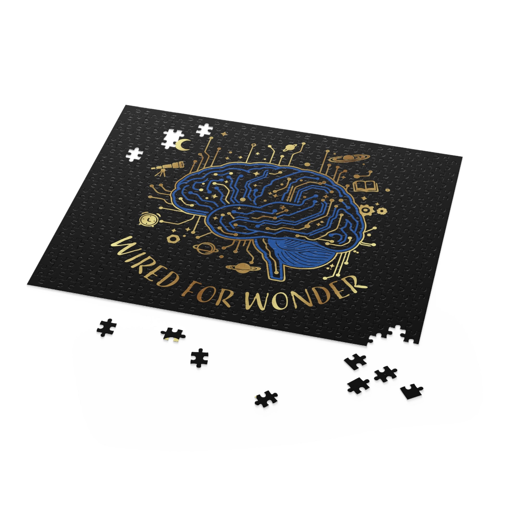 Puzzle — "Wired for Wonder" Brain Circuitry Jigsaw (252/500 pcs) - You're My Kind of Weird