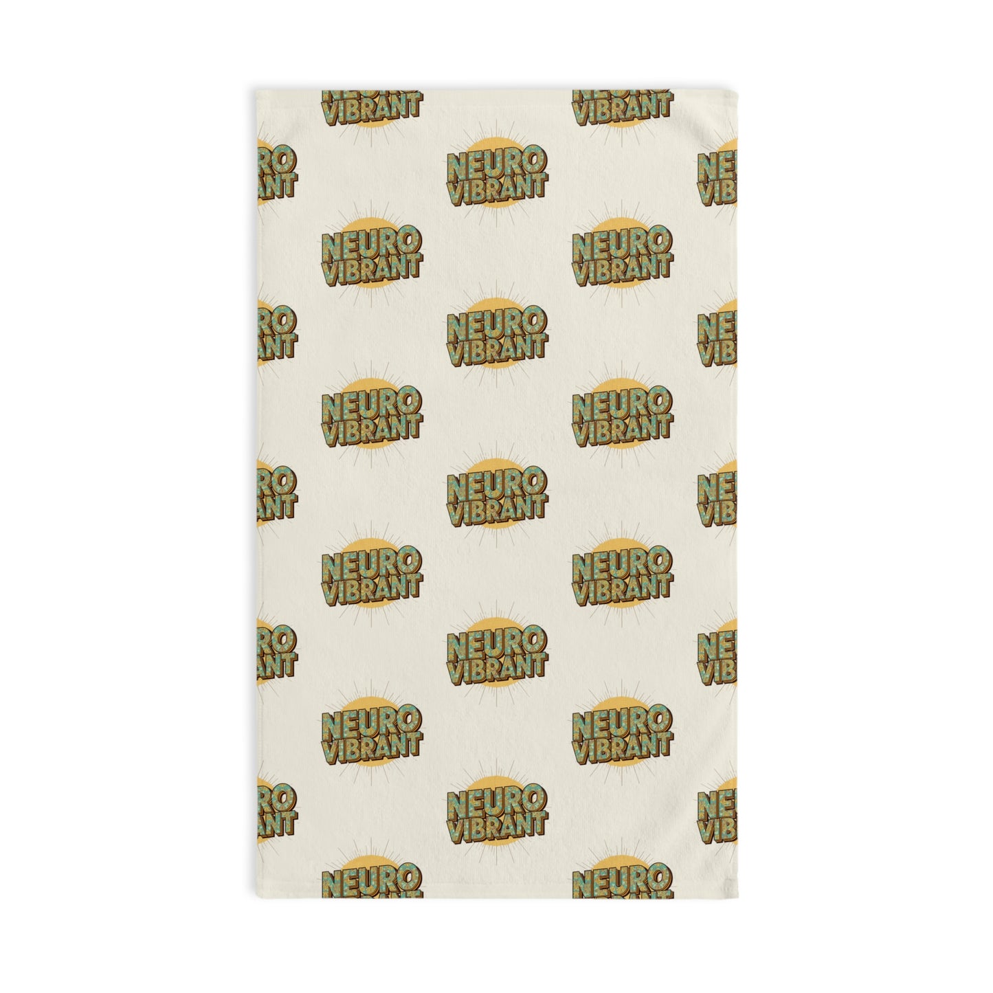 NeuroVibrant Patterned Hand Towel – Kitchen & Bath Accent - You're My Kind of Weird