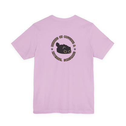 Running on Caffeine and Internal Screaming Cat Shirt - You're My Kind of Weird