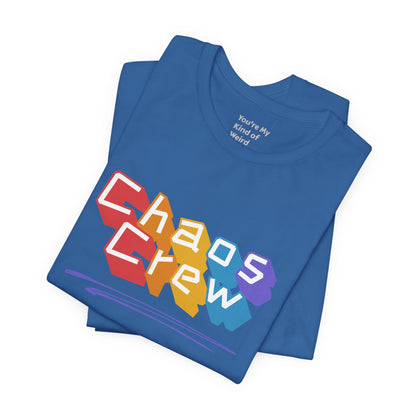 Chaos Crew Tee — Colorful Retro Graffiti Graphic T-Shirt - You're My Kind of Weird