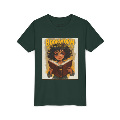 Kids Bookworm Sass Tee, Fun T-Shirt for Young Readers, Gift for Book Lovers, Back to School Apparel, Cute Kid's Graphic Tee