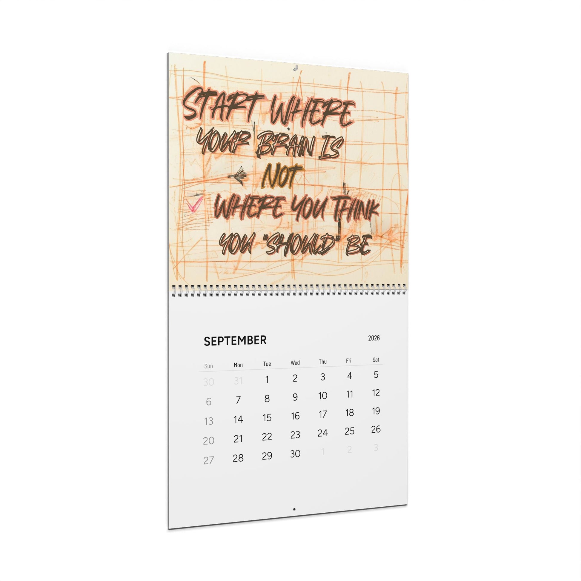The Gentle Year: A Neurodivergent - Affirming 2026 Wall Calendar - You're My Kind of Weird