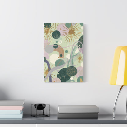 Dopamine Abstract Celestial Shapes Matte Canvas - You're My Kind of Weird