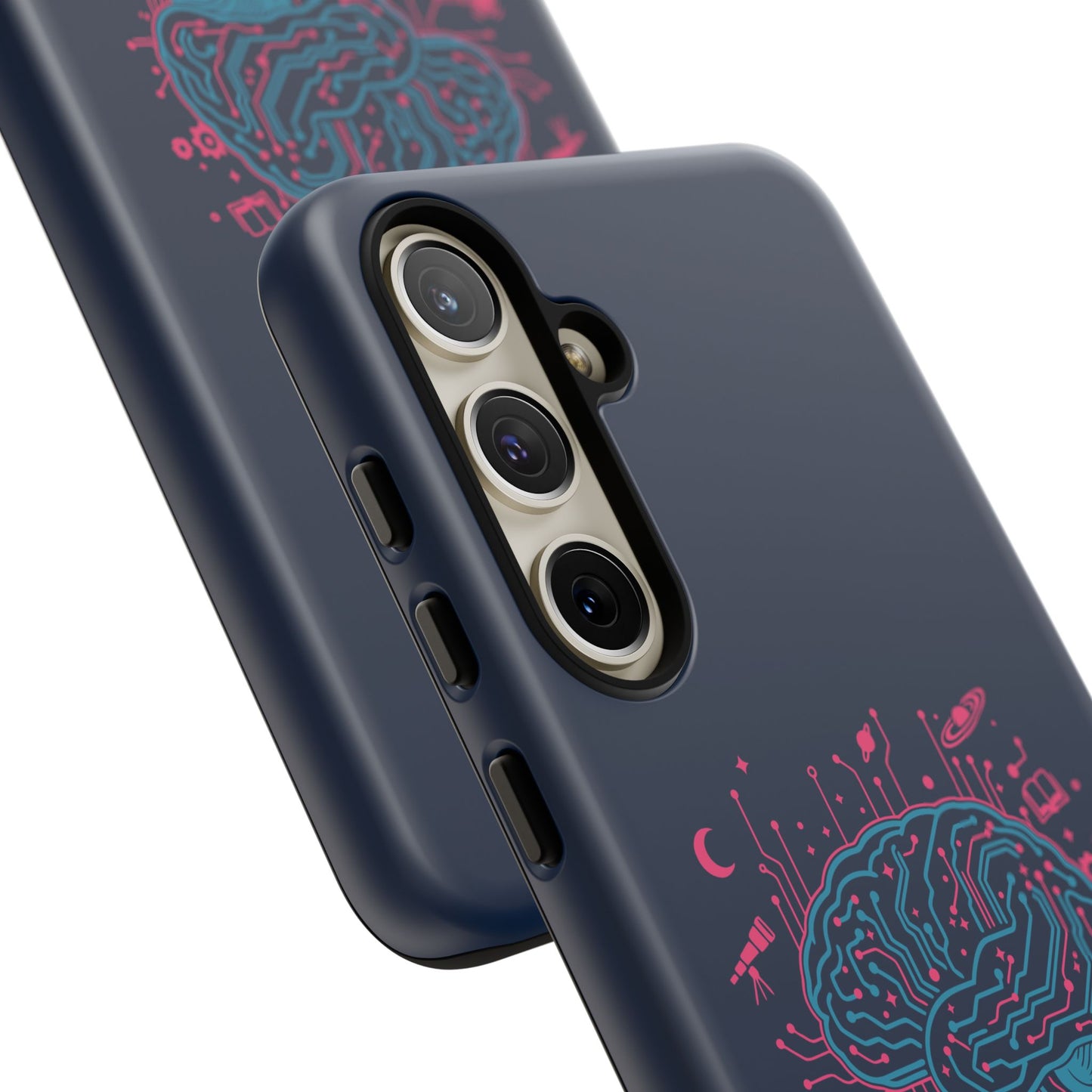 "Wired for Wonder" Brain Tech Design Samsung Galaxy Phone Case - You're My Kind of Weird