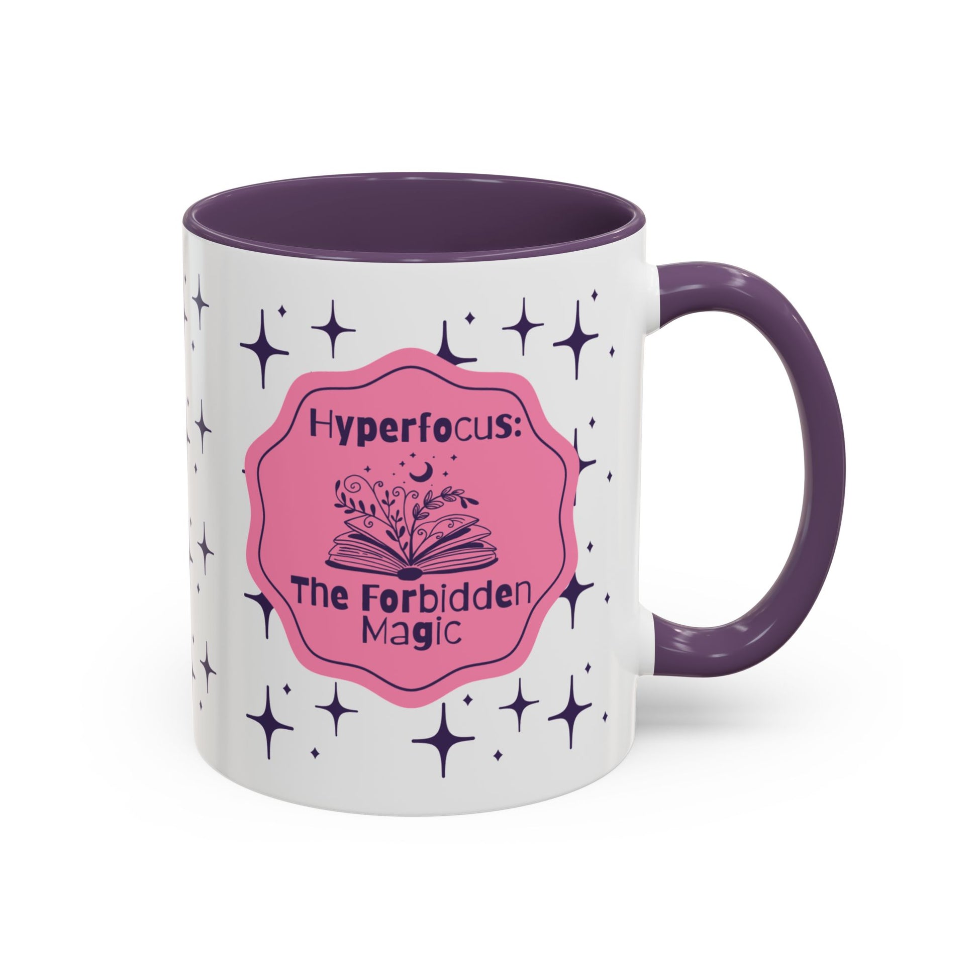 Hyperfocus Magic Coffee Mug — 'Hyperfocus: The Forbidden Magic' Accent Ceramic Mug - You're My Kind of Weird