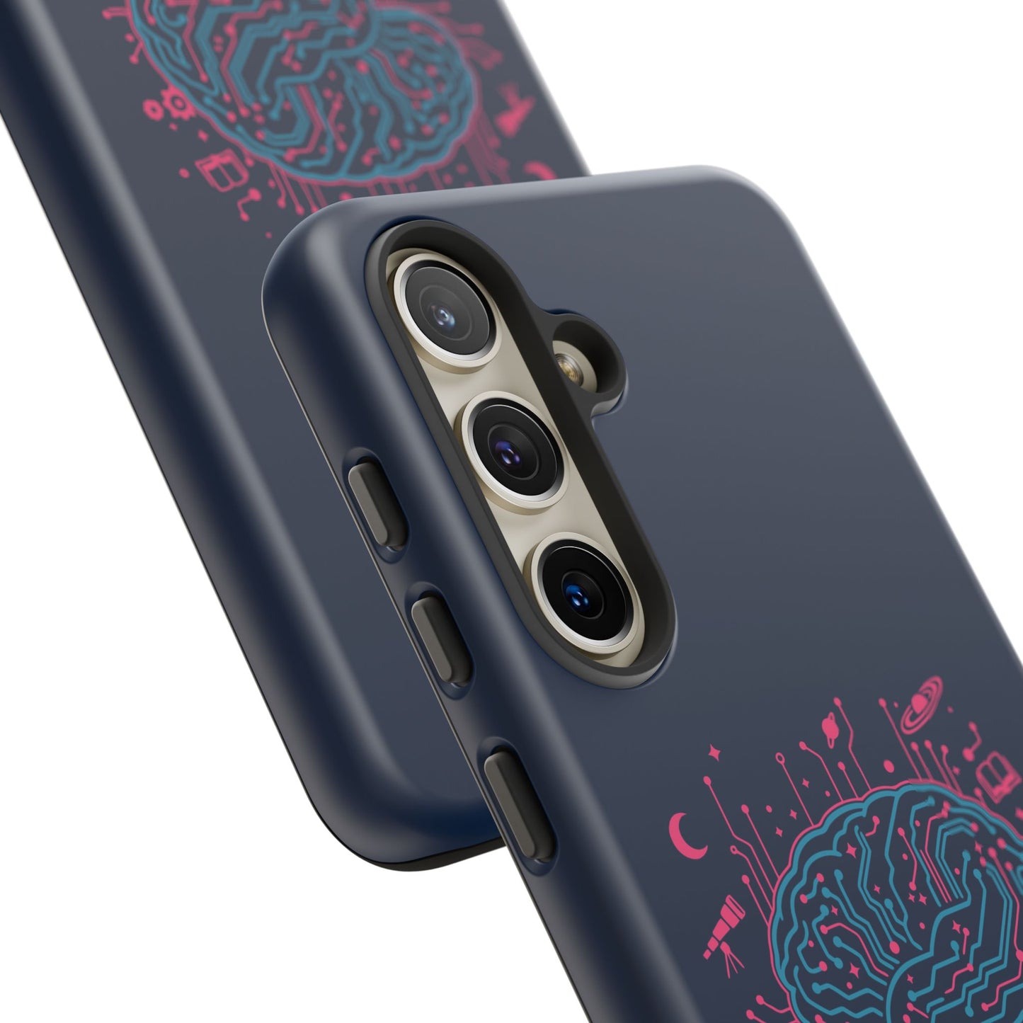 "Wired for Wonder" Brain Tech Design Samsung Galaxy Phone Case - You're My Kind of Weird