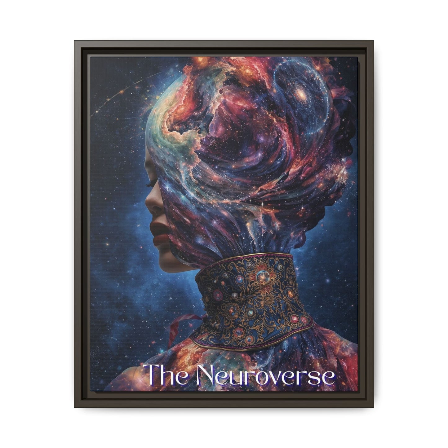 Neuroverse Framed Canvas – Cosmic Wall Art for Creative & Curious Minds | Vibrant Galaxy - Inspired Home Decor - You're My Kind of Weird