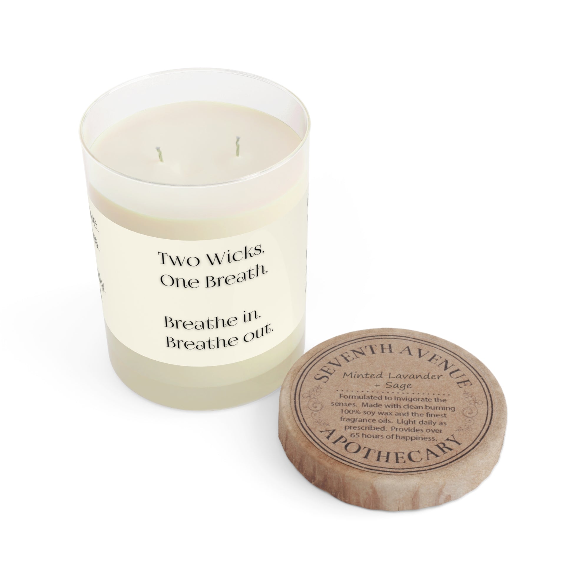 Two Wicks One Breath Sympathy Candle | Bereavement and Grief Gift - You're My Kind of Weird