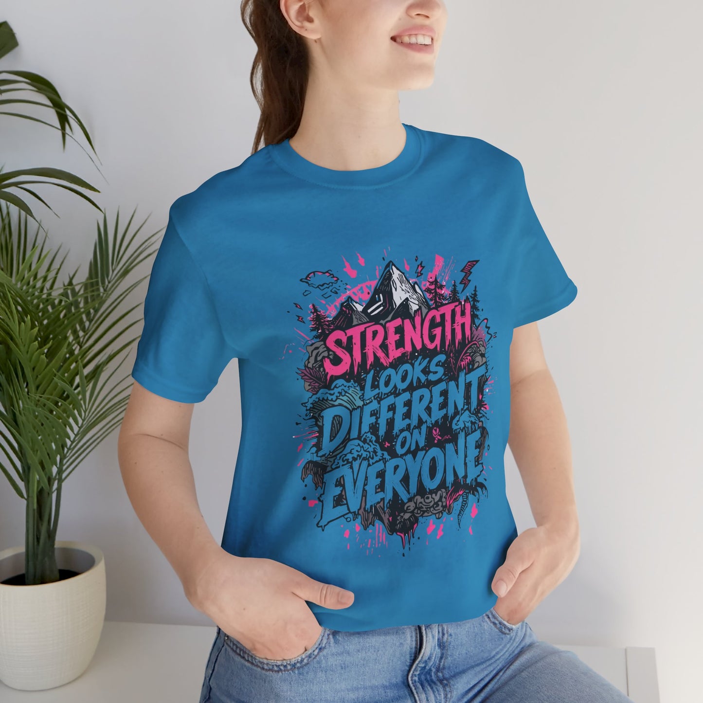 Strength Looks Different Grunge - Inspired Unisex Shirt - You're My Kind of Weird