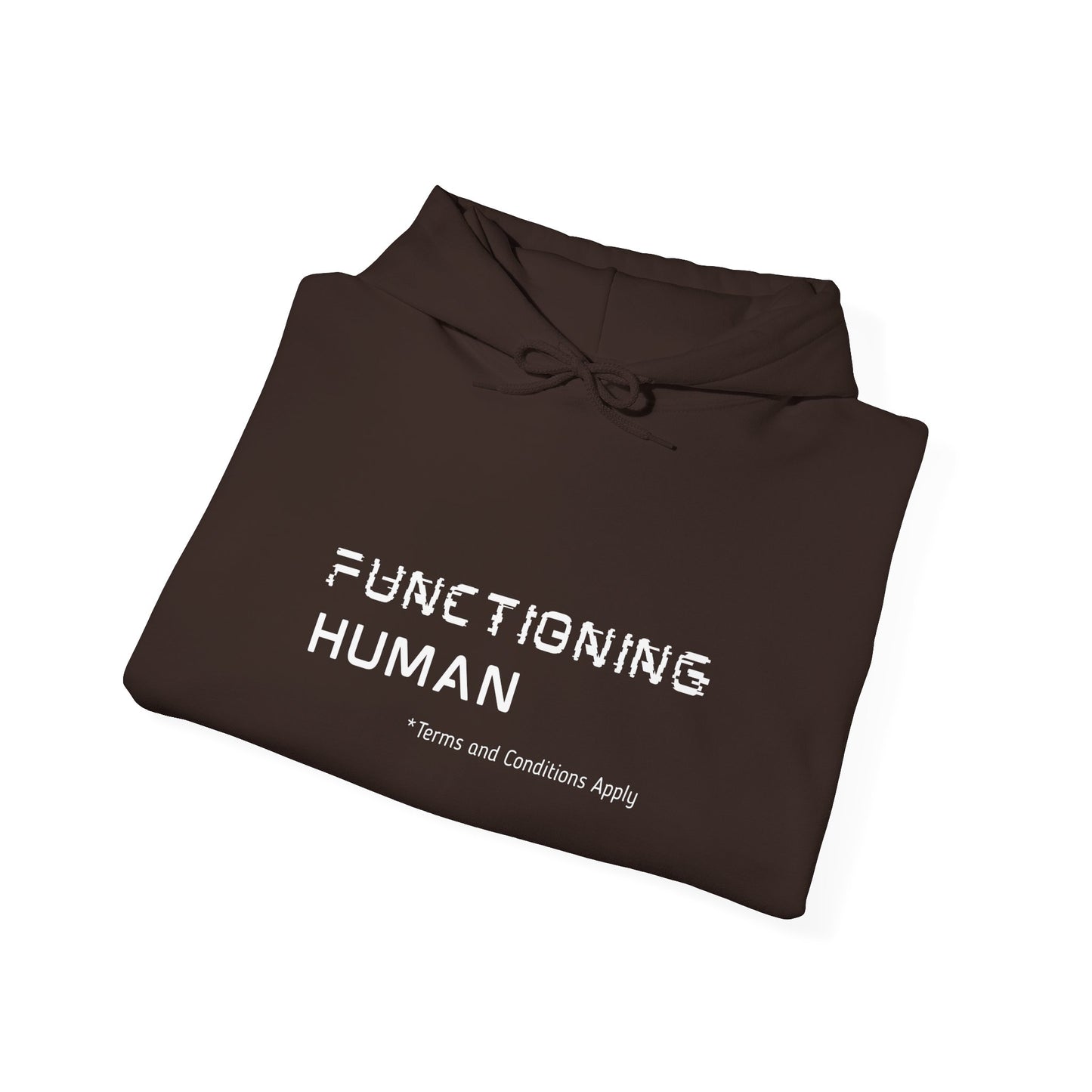 Functioning Human Hoodie – Funny Unisex Heavy Blend™ Sweatshirt, Cozy Cotton-Poly Blend, Casual Gift