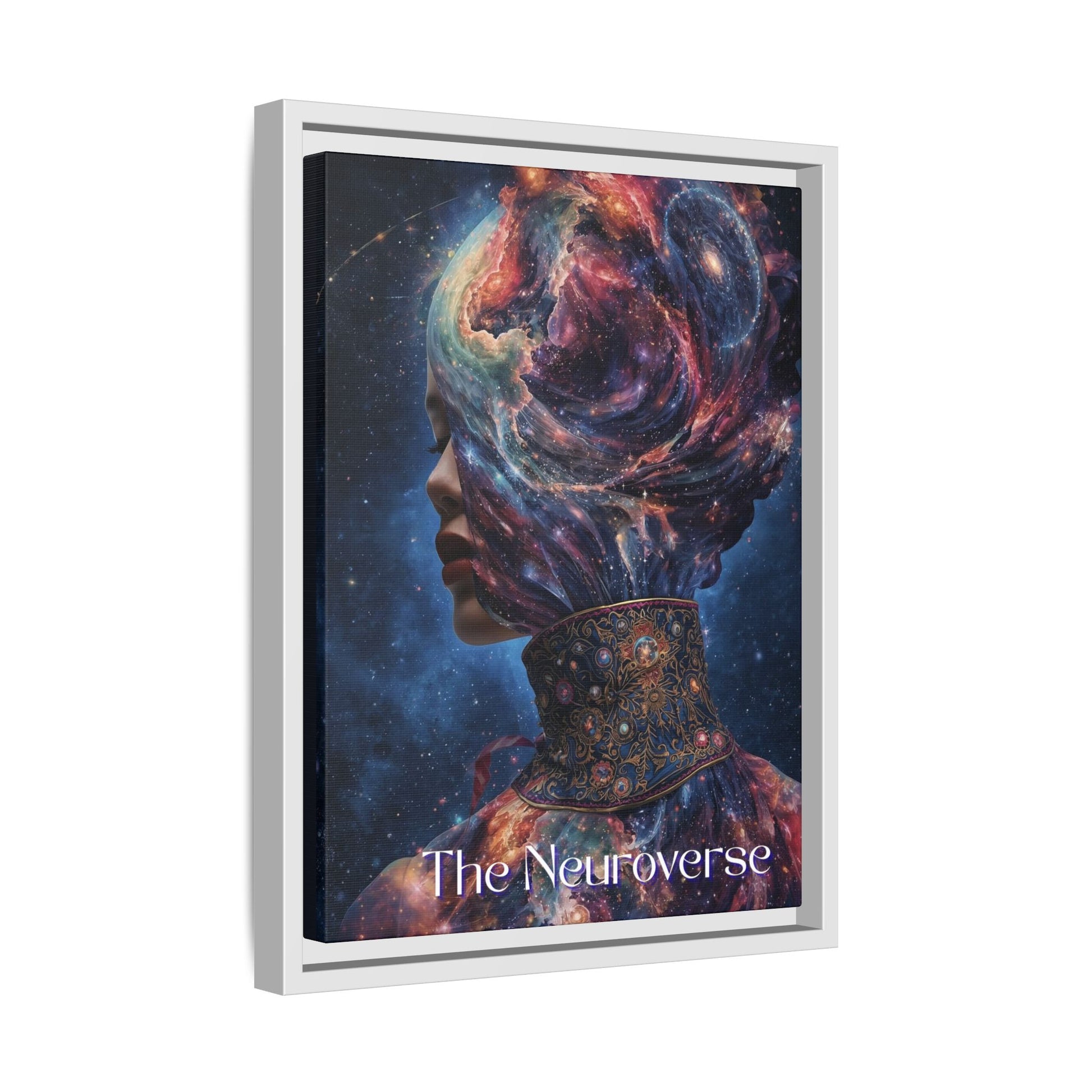 Neuroverse Framed Canvas – Cosmic Wall Art for Creative & Curious Minds | Vibrant Galaxy - Inspired Home Decor - You're My Kind of Weird