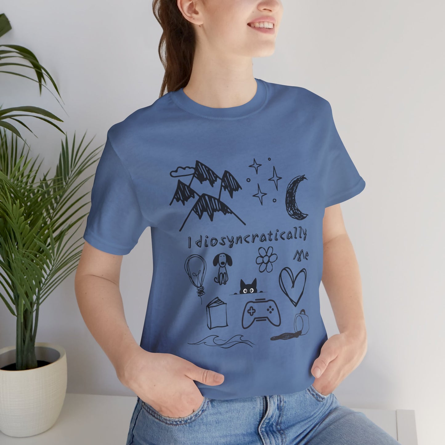 Customized Idiosyncratically Me doodle collage tee - You're My Kind of Weird
