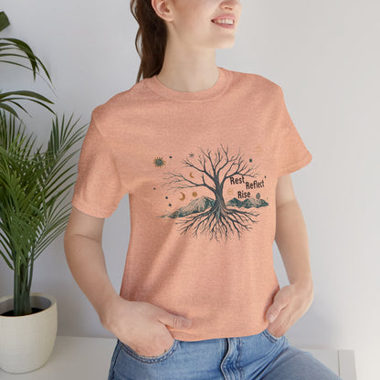 Rest. Reflect. Rise. Solstice Shirt | Mindful Winter Solstice Tee - You're My Kind of Weird