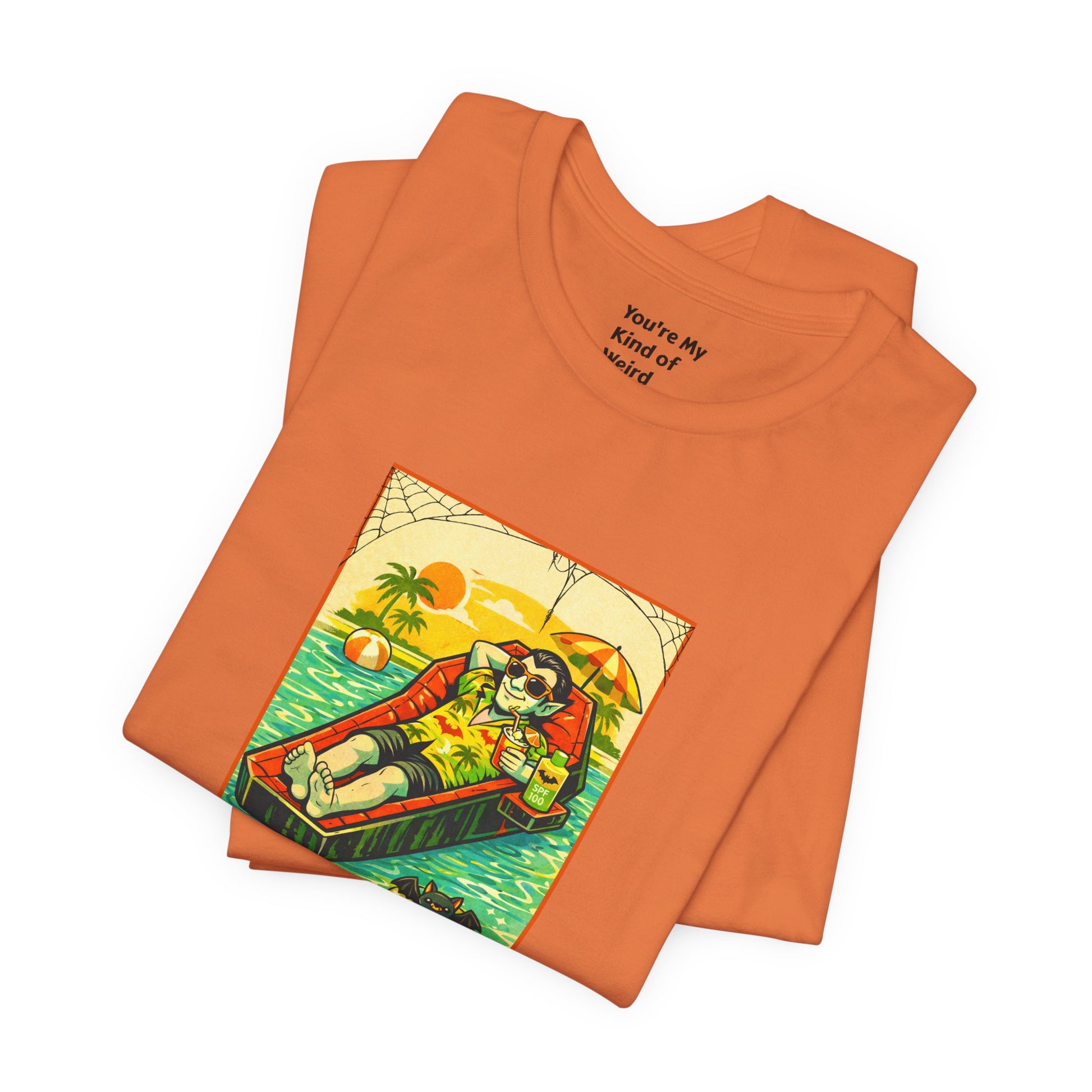 Sensory Protection Mode Vampire Shirt | Goth Summerween Tee - You're My Kind of Weird