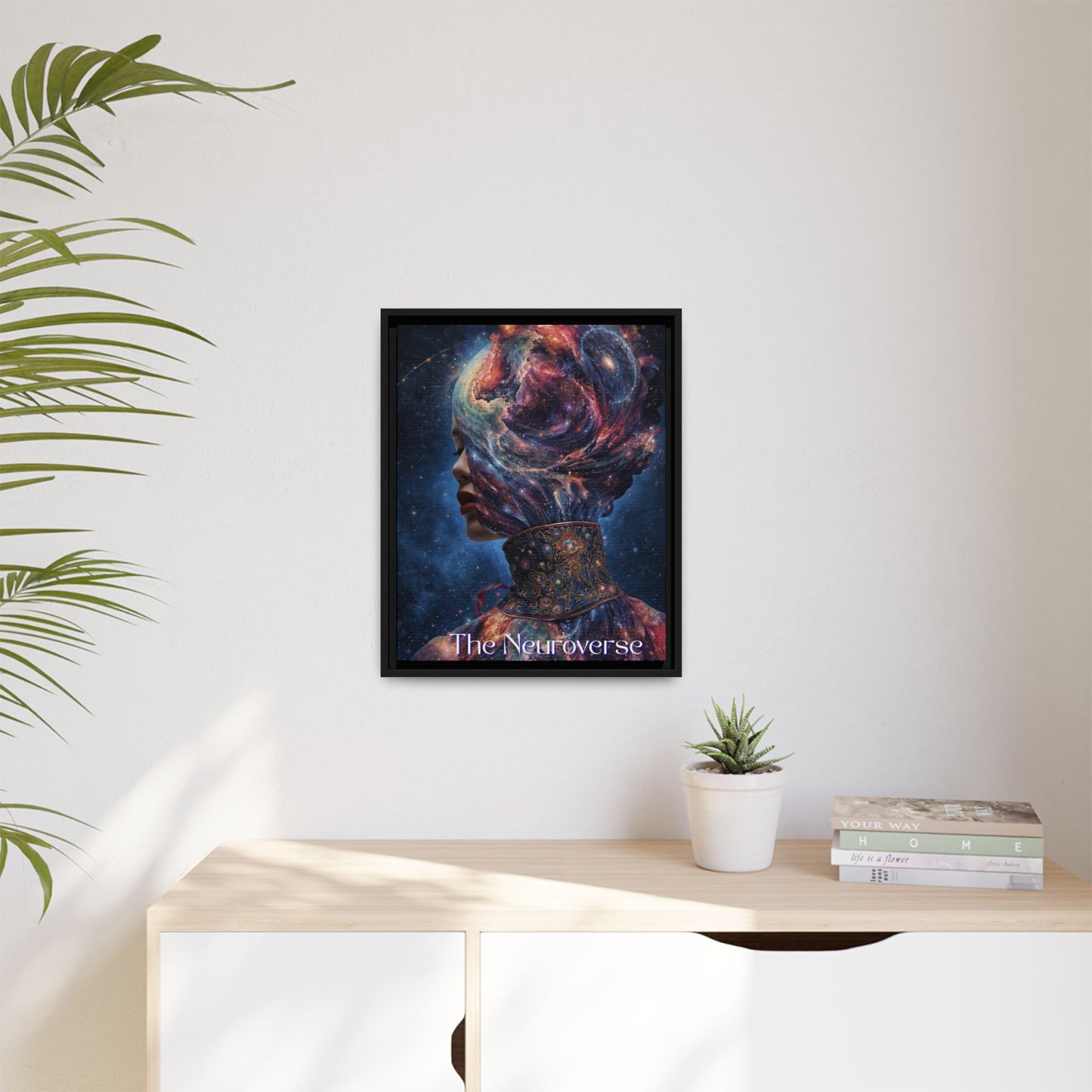 Neuroverse Framed Canvas – Cosmic Wall Art for Creative & Curious Minds | Vibrant Galaxy - Inspired Home Decor - You're My Kind of Weird