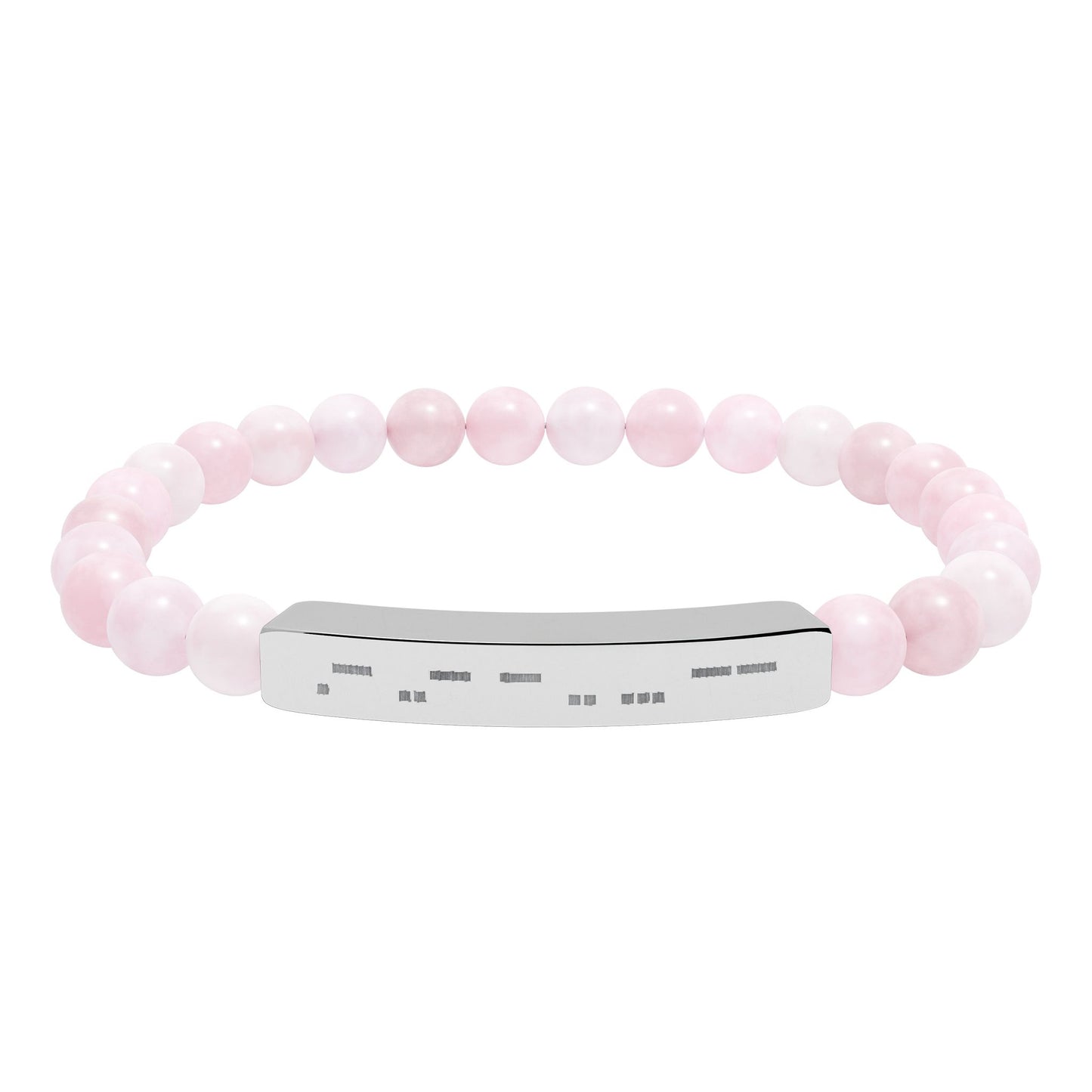 Autism Morse Code Bracelet | Minimalist Neurodiverse Jewelry | Natural Stone Beaded Bracelet - You're My Kind of Weird