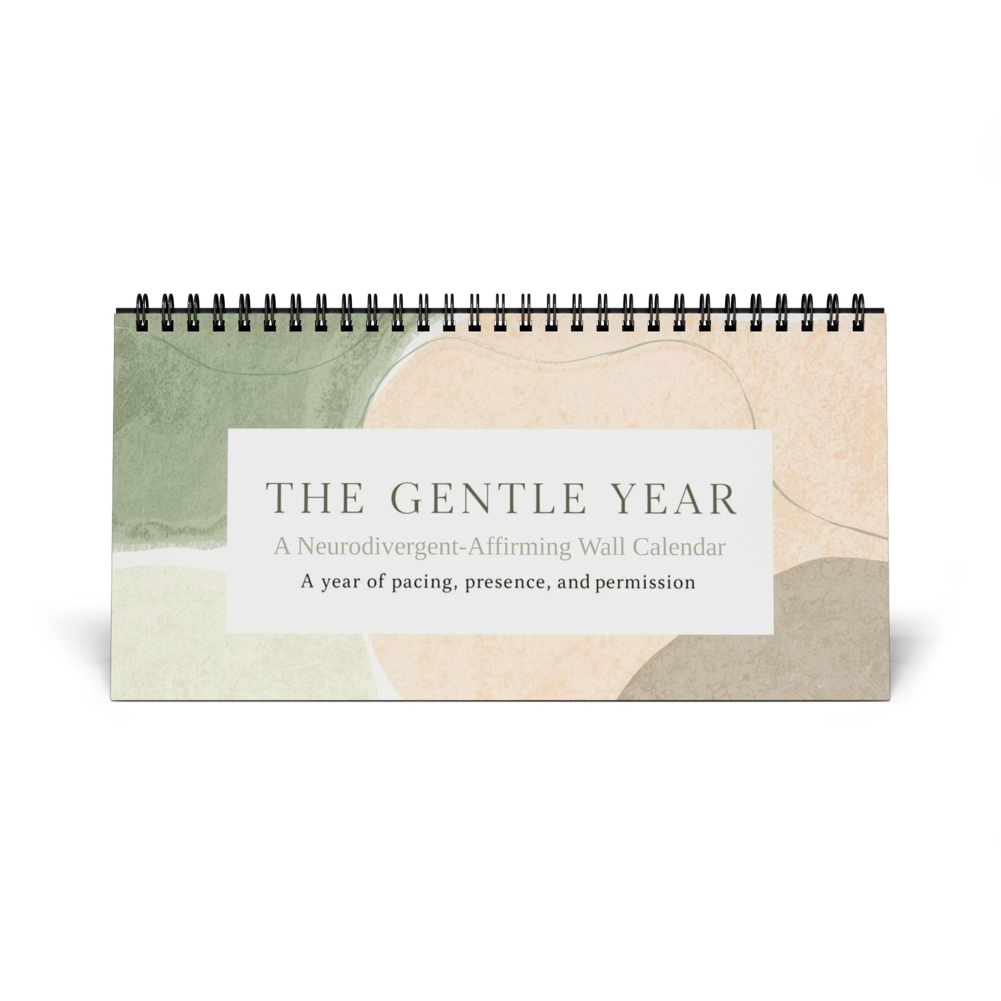 The Gentle Year 2026 Desktop Calendar — Neurodivergent - Affirming Inspirational Desk Calendar - You're My Kind of Weird