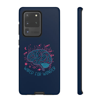 "Wired for Wonder" Brain Tech Design Samsung Galaxy Phone Case - You're My Kind of Weird