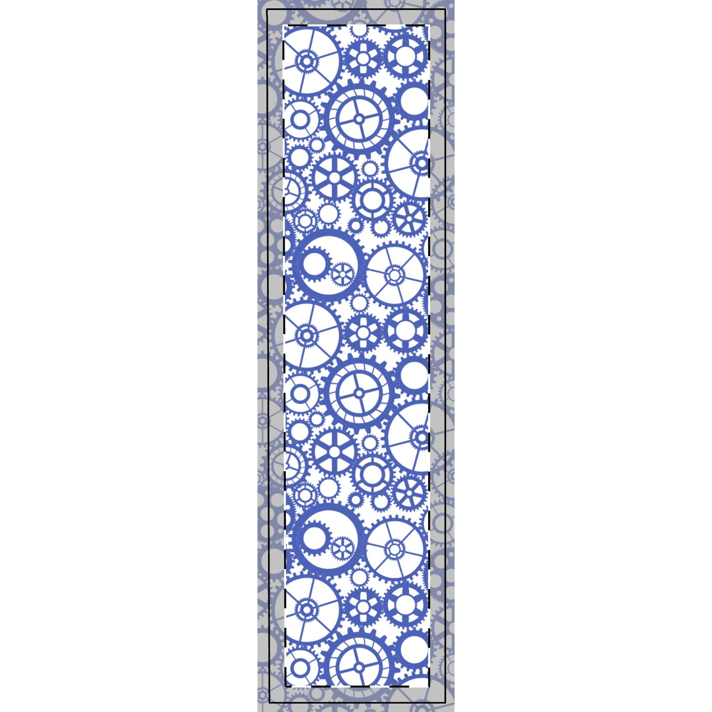 Freestanding Blue Gear Wooden Letters & Shapes - You're My Kind of Weird