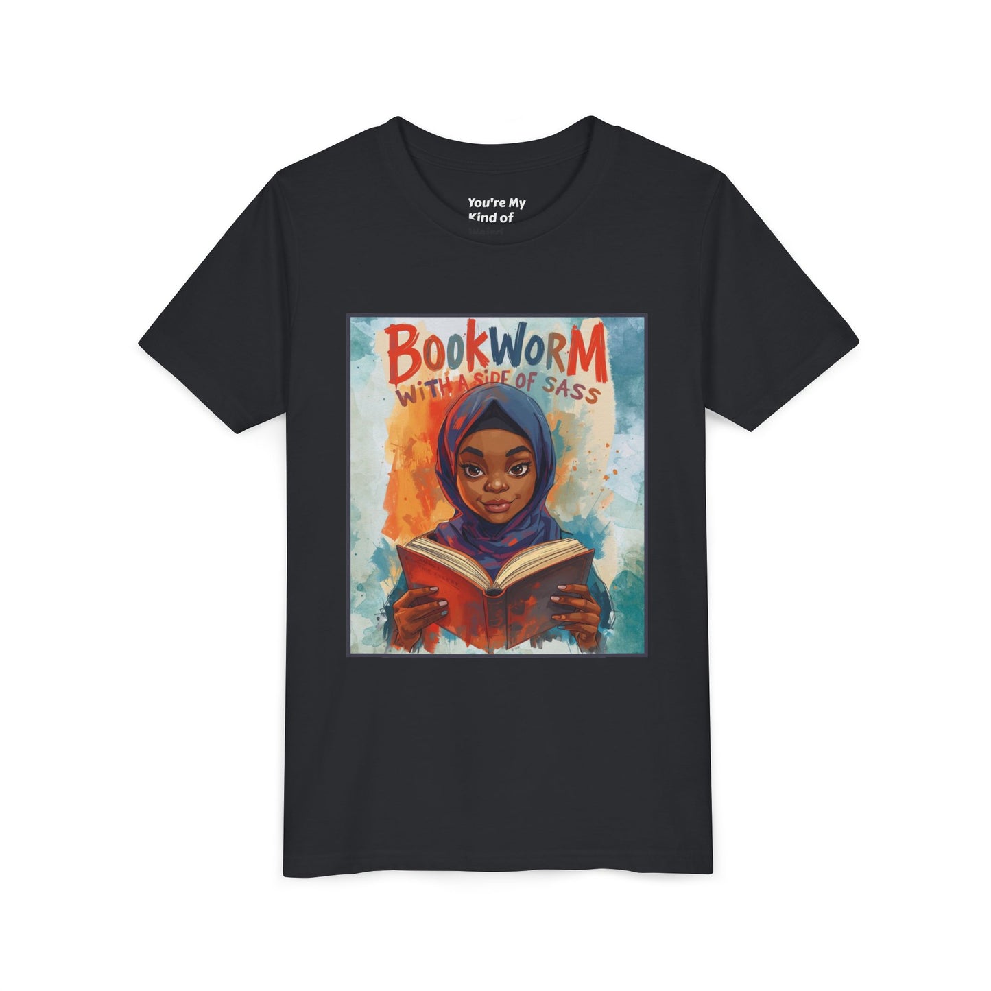 Kids Bookworm Sass Tee, Fun T-Shirt for Young Readers, Gift for Book Lovers, Back to School Apparel, Cute Kid's Graphic Tee