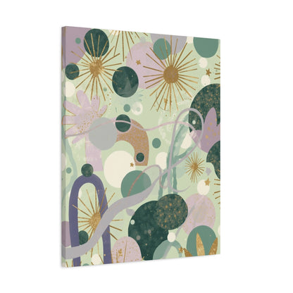 Dopamine Abstract Celestial Shapes Matte Canvas - You're My Kind of Weird