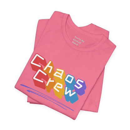 Chaos Crew Tee — Colorful Retro Graffiti Graphic T-Shirt - You're My Kind of Weird