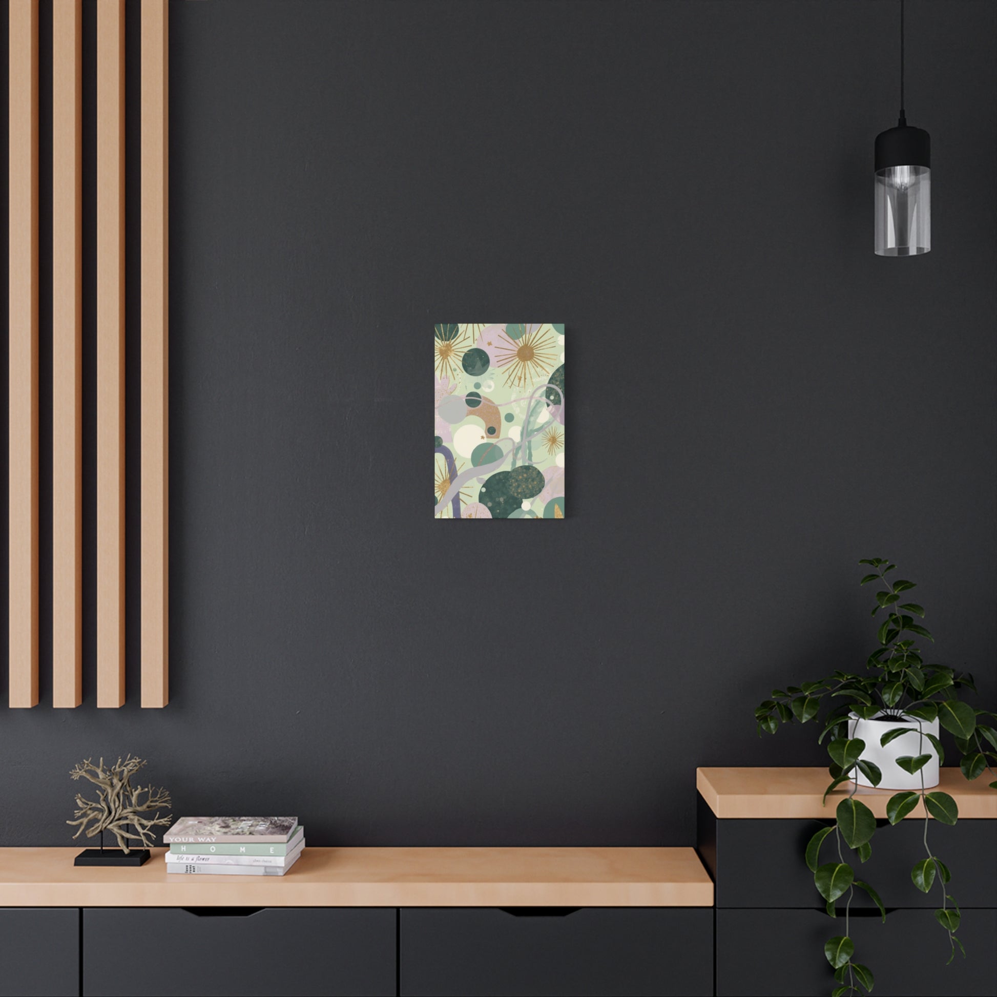 Dopamine Abstract Celestial Shapes Matte Canvas - You're My Kind of Weird