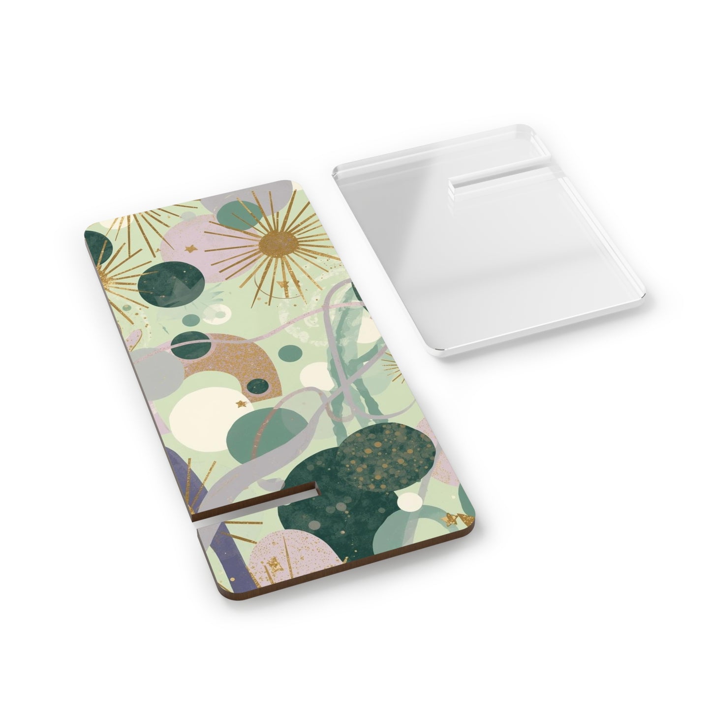 Dopamine Abstract Botanical Pattern Mobile Display Stand for Smartphones - You're My Kind of Weird