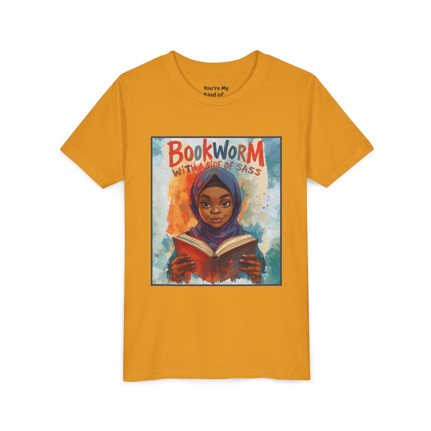 Kids Bookworm Sass Tee, Fun T-Shirt for Young Readers, Gift for Book Lovers, Back to School Apparel, Cute Kid's Graphic Tee