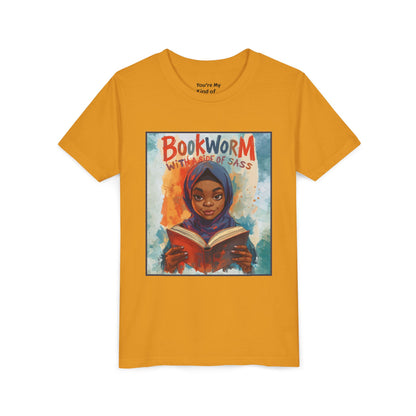 Kids Bookworm Sass Tee, Fun T-Shirt for Young Readers, Gift for Book Lovers, Back to School Apparel, Cute Kid's Graphic Tee