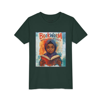 Kids Bookworm Sass Tee, Fun T-Shirt for Young Readers, Gift for Book Lovers, Back to School Apparel, Cute Kid's Graphic Tee