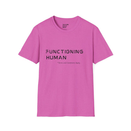 FUNCTIONING HUMAN Unisex Softstyle T-Shirt, Perfect Gift for Mental Health Awareness, Casual Wear, Everyday Comfort, Unique Graphic [...]