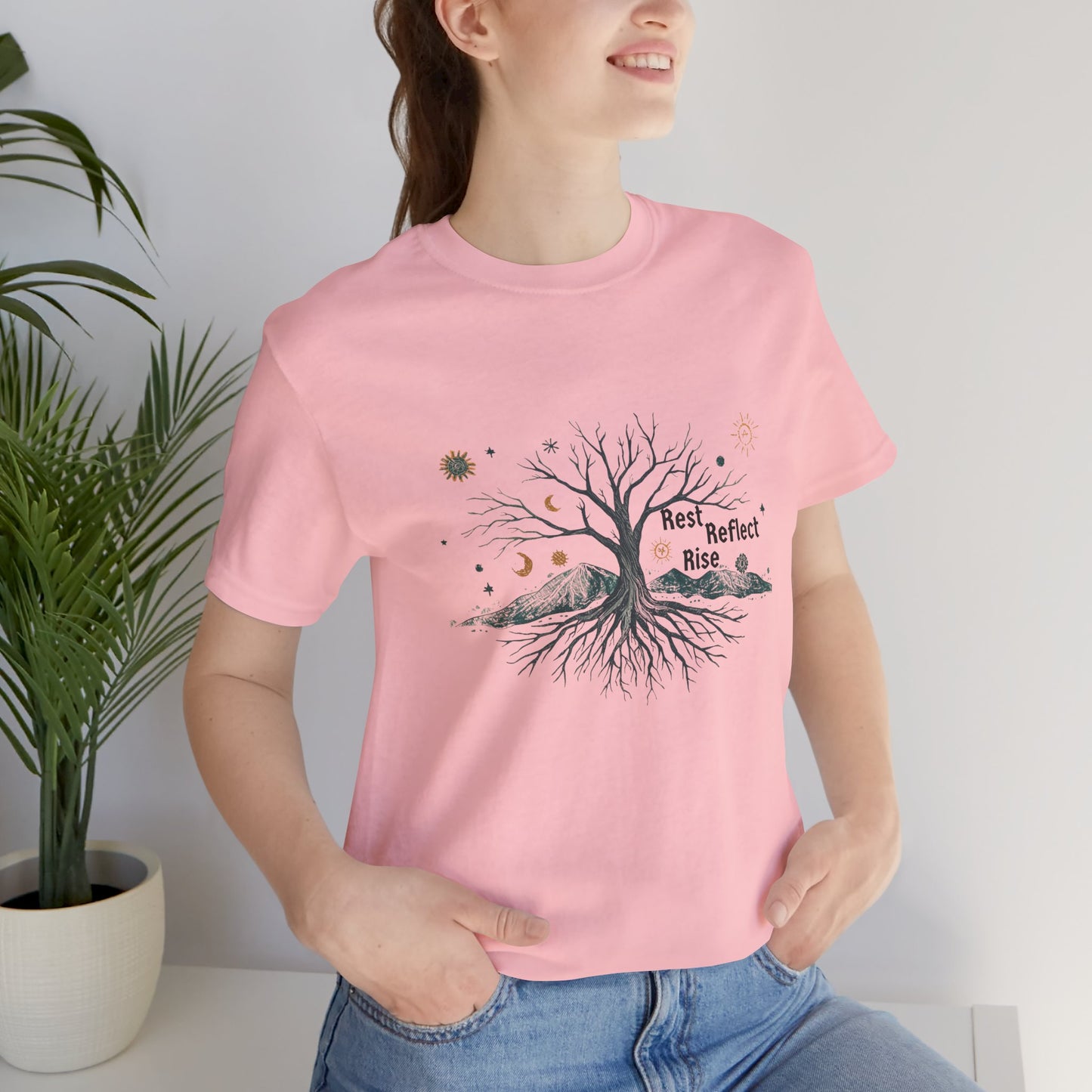 Rest. Reflect. Rise. Solstice Shirt | Mindful Winter Solstice Tee - You're My Kind of Weird