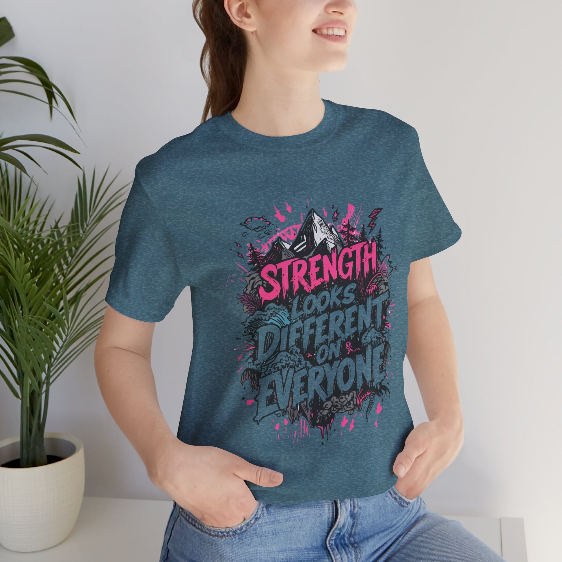 Strength Looks Different Grunge - Inspired Unisex Shirt - You're My Kind of Weird