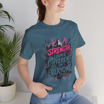 Strength Looks Different Grunge - Inspired Unisex Shirt - You're My Kind of Weird