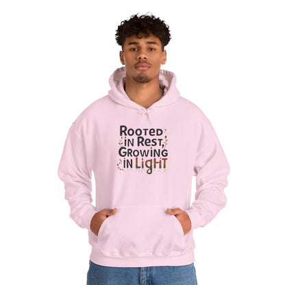 Rooted in Rest, Growing in Light Hoodie | Cozy Kwanzaa Sweatshirt - You're My Kind of Weird