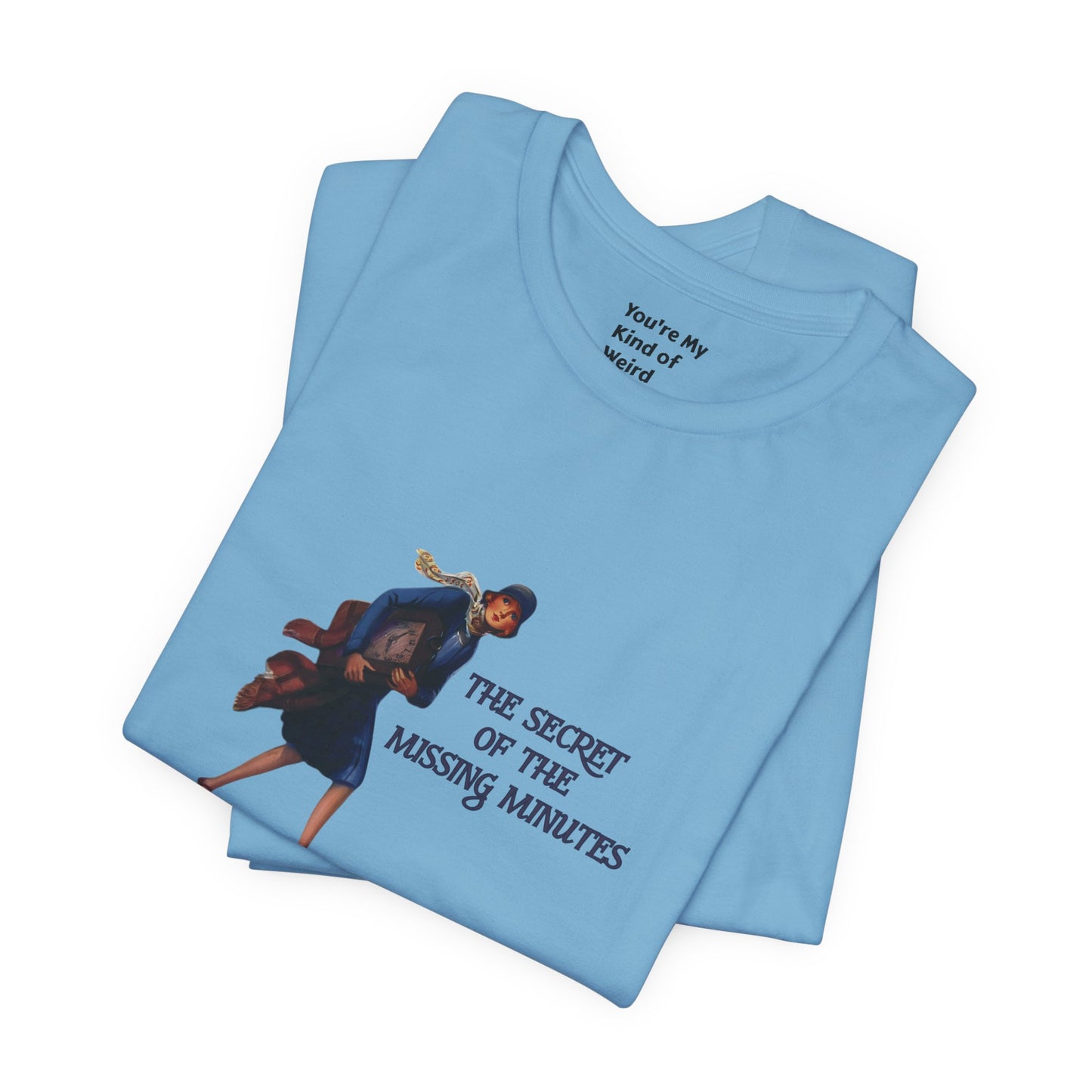 "The Secret of the Missing Minutes" Vintage Illustration Tee - You're My Kind of Weird