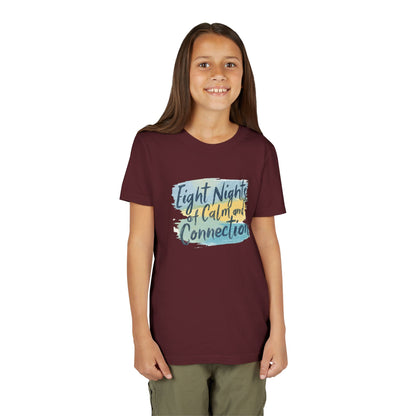 Eight Nights of Calm and Connection Kids Hanukkah Shirt | Mindful Holiday Tee for Children | Soft Youth Hanukkah Gift - You're My Kind of Weird