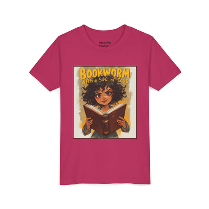 Kids Bookworm Sass Tee, Fun T-Shirt for Young Readers, Gift for Book Lovers, Back to School Apparel, Cute Kid's Graphic Tee