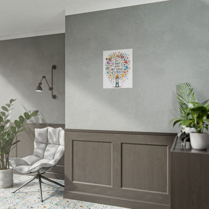 Too Many Ideas, Not Enough Crayons Art Print Poster - You're My Kind of Weird